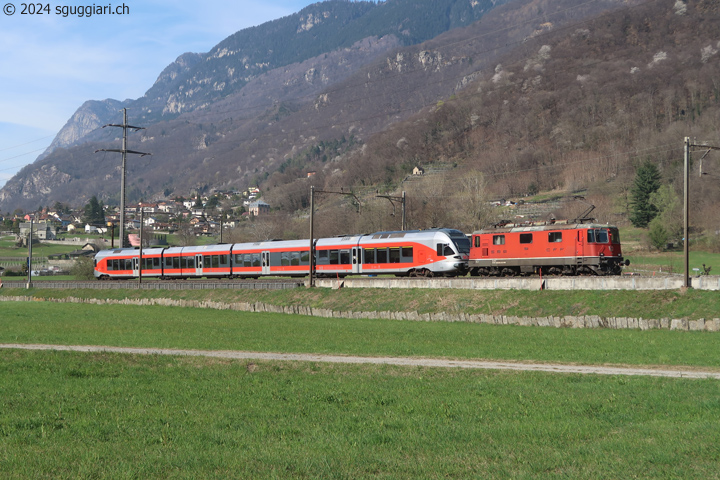 SOB RABe 526 041-9 'Mythen' e SBB Re 4/4 II 11199