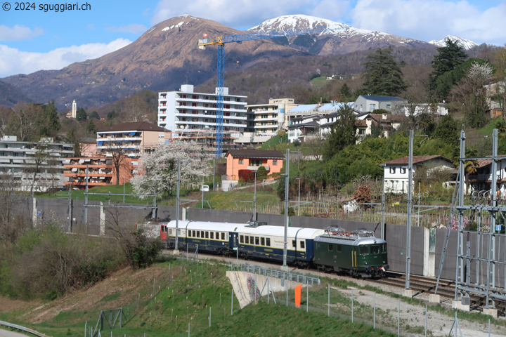 SBB Re 4/4 I 10039 con 'Prestige Continental Express'