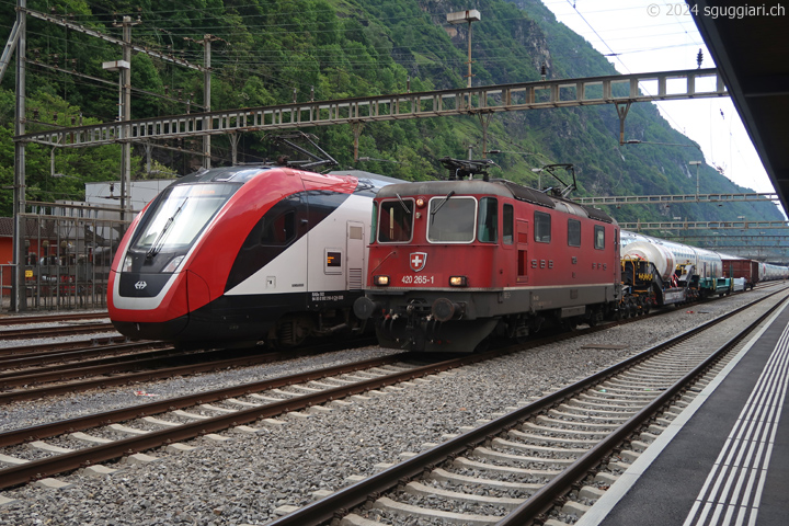 SBB RABe 502 218 'Twindexx' (IR200) e SBB Re 420 265-1