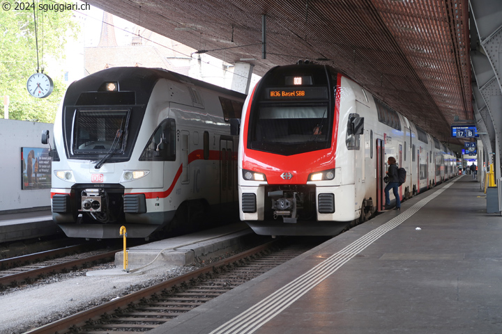 DB ET 4010 007 (4107) e FFS RABe 512 016