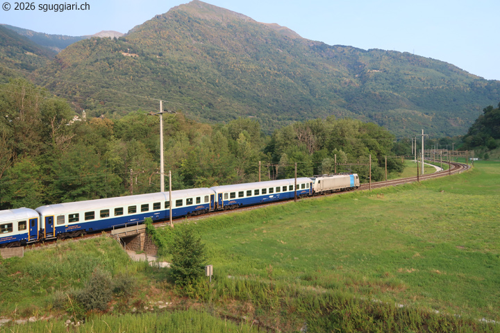 TR Trans Rail (Railpool) BR 186 110-3 con carrozze TTI (Treni Turistici Italiani)