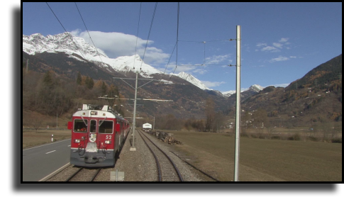 Vista dalla cabina - RhB Cantoniera