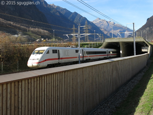 Tunnel di base del Gottardo: test con ICE-S