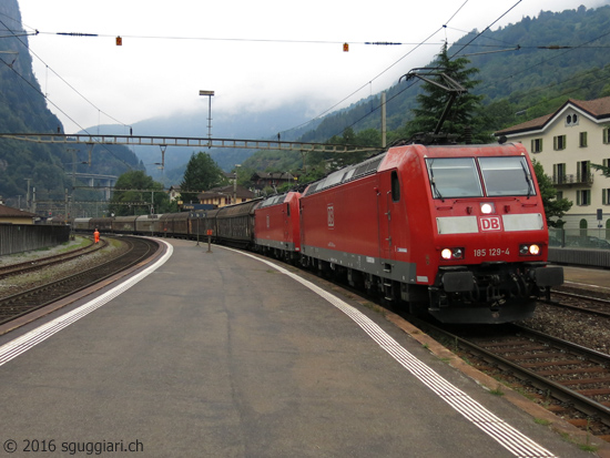 Treno merci a Faido