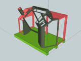 Progetto del banco della Ae 6/6 in 3D