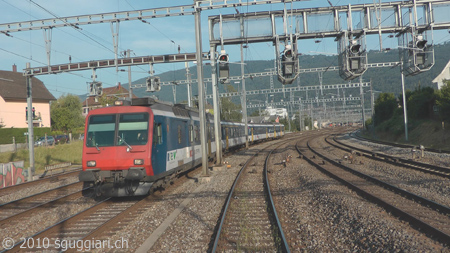 Vista dalla cabina - FFS RBDe 560 (NPZ)