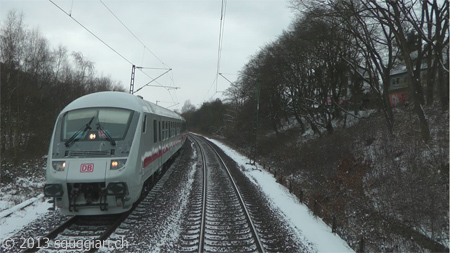 Vista dalla cabina - DB Steuerwagen (Germania)