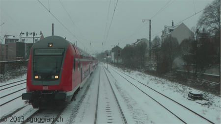 Vista dalla cabina - DB Steuerwagen (Germania)